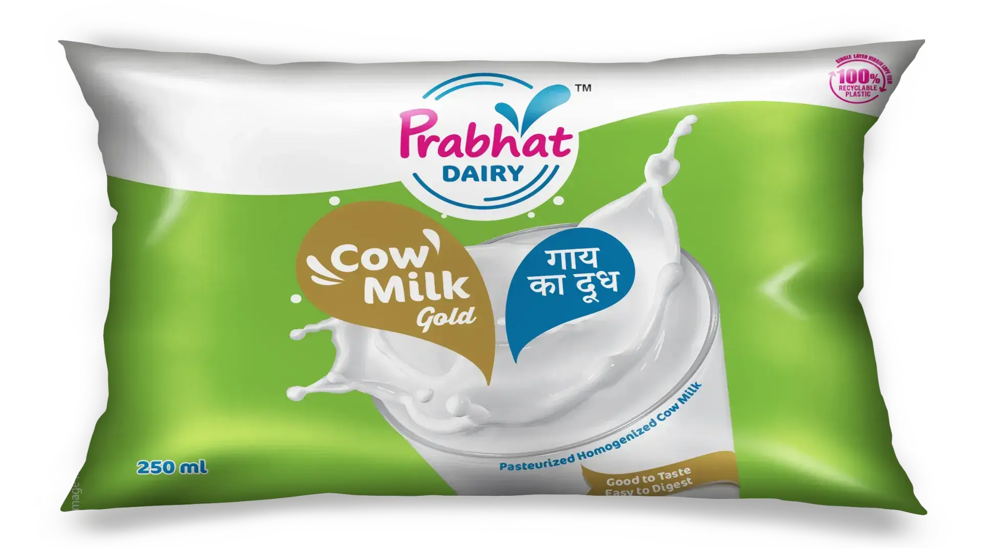 Prabhat Dairy Gold Milk Pouch 250ml